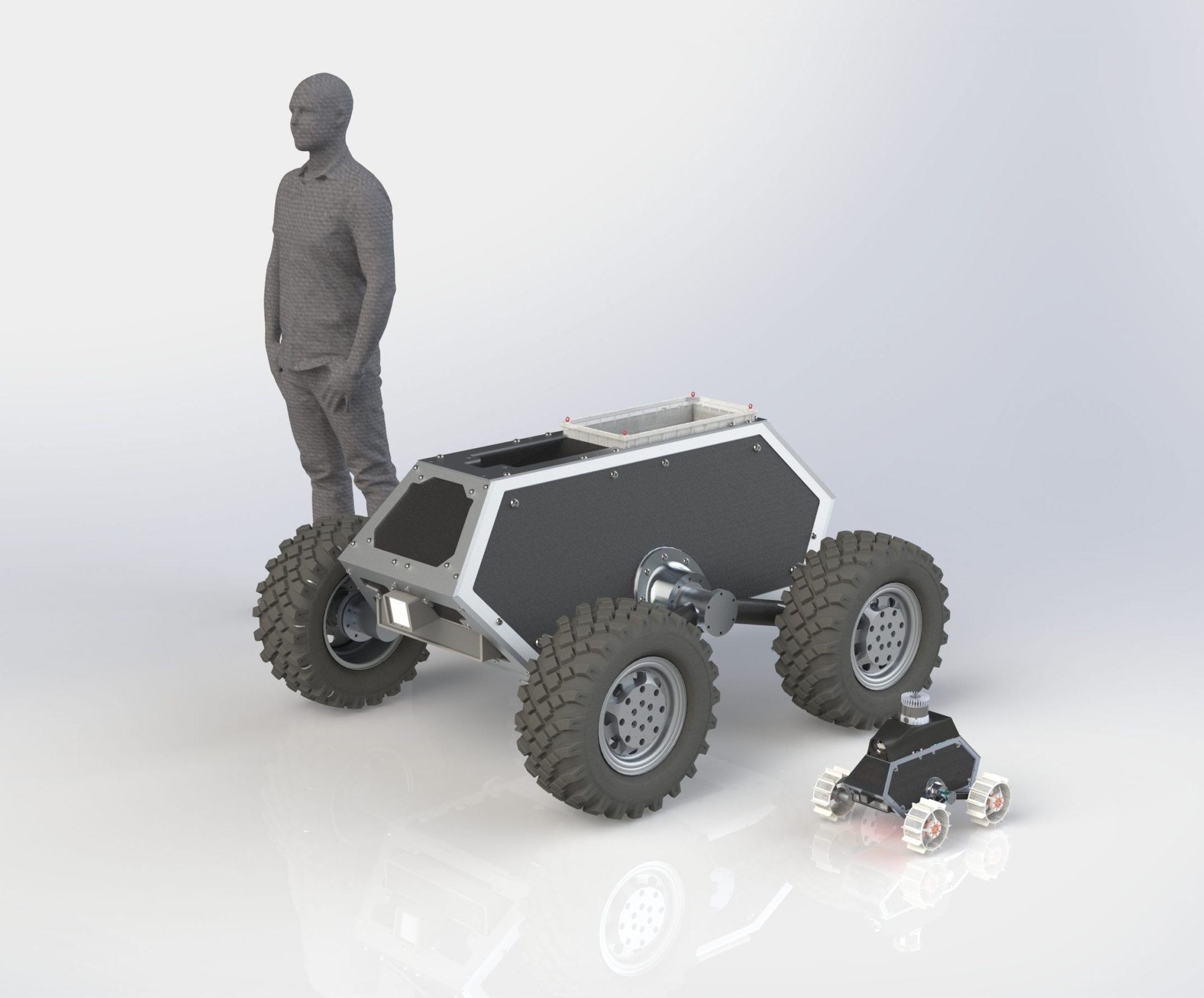 Lunar Outpost Factories in Space